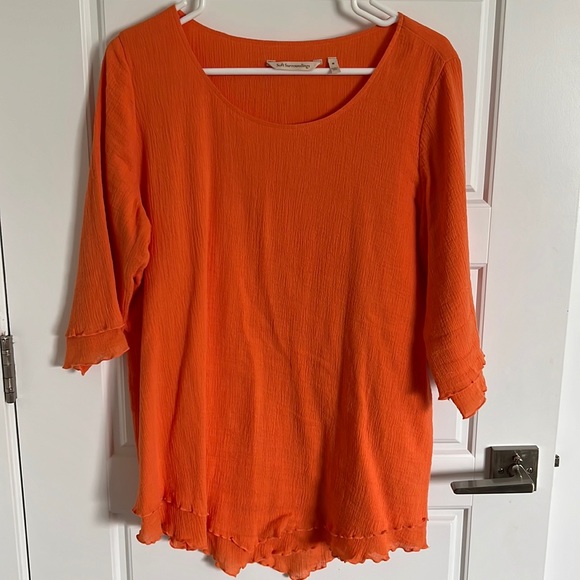 Soft Surroundings Tops Soft Surroundings Beautiful Gauze Top Worn